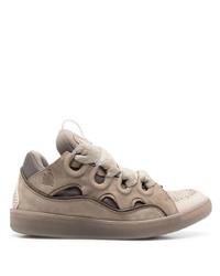 Lanvin Curb Panelled Sneakers