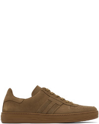 Tom Ford Khaki Suede Radcliffe Sneakers