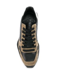 Rick Owens Panelled Lace Up Sneakers