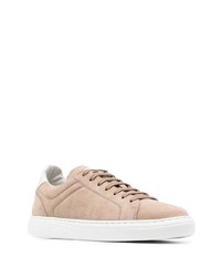 Brunello Cucinelli Suede Lace Up Sneakers