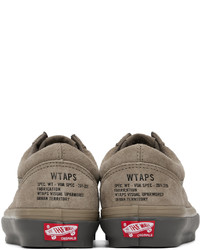 Vans Taupe Wtaps Edition Og Old Skool Lx Sneakers