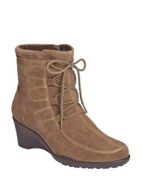 Aerosoles Rosoles Tor Guide Mid Brown Suede Boots