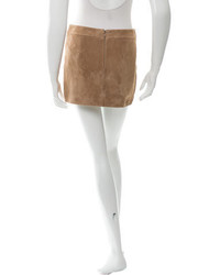 Gryphon Suede Mini Skirt