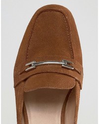 Asos Motivate Wide Fit Suede Mules