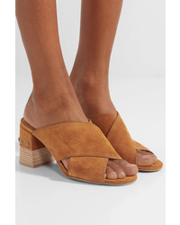 See by Chloe Tina Studded Suede Mules