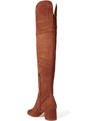 Sam Edelman Elina Suede Over The Knee Boots Tan