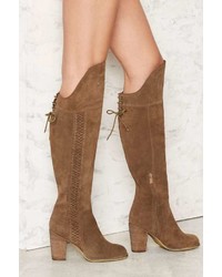 Factory Sbicca Gusto Over The Knee Suede Boot