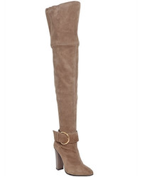 Giuseppe Zanotti Design 105mm Stretch Suede Over The Knee Boots