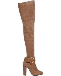 Giuseppe Zanotti Design 105mm Stretch Suede Over The Knee Boots
