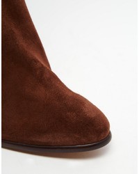 Mango Suede Over The Knee Boot