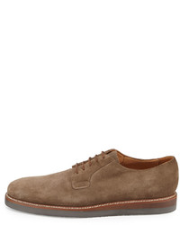 Vince Dylan Suede Lace Up Oxford Truffle