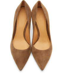 Isabel Marant Brown Suede Pansy Pumps