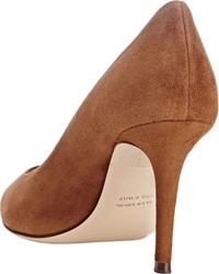 Barneys New York Nataly Point Toe Pumps Brown