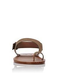 Tomas Maier Toe Ring Slingback Sandals Nude