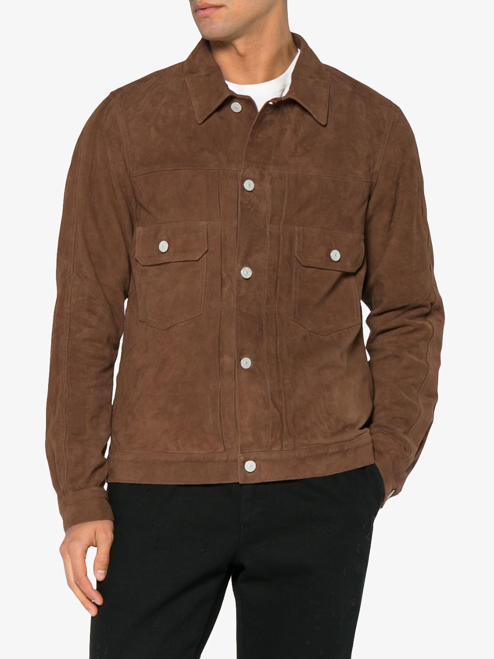 VISVIM 101 Suede Jacket, $4,133 | farfetch.com | Lookastic