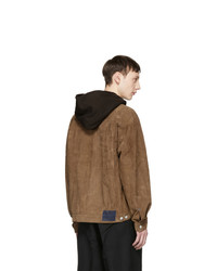 VISVIM Brown Jumbo 101 Leather Jacket