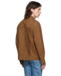 Theory Brown River Suede Jacket