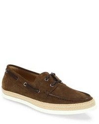 Tod's Suede Espadrille Boat Sneakers