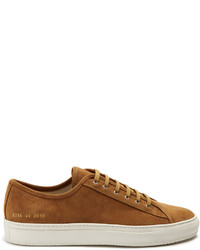 Common Projects Tournat Low Top Suede Trainers