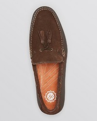 H By Hudson Florio Suede Tassel Driving Loafers