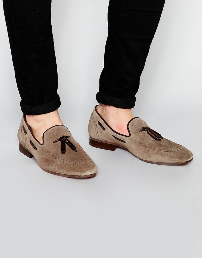 hudson suede loafers