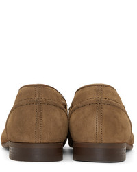 H By Hudson Tan Suede Pierre Loafers