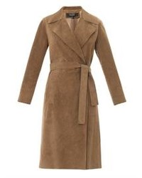 Gucci Suede Wrap Around Trench Coat