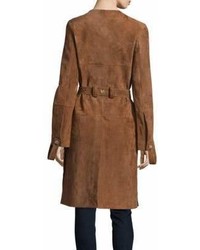 Helmut Lang Leather Trench Coat