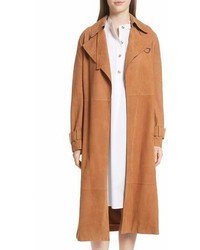 Vince Suede Trench Coat