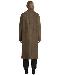 Yeezy Suede Leather Trench Coat