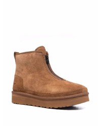 UGG Front Zip Ankle Boots