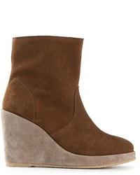 A.P.C. Wedged Ankle Boots