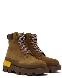 Moncler Brown Mon Corp Boots