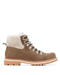 Montelliana 1965 Camelia Shearling Lace Up Boots