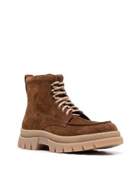Henderson Baracco Lace Up Suede Ankle Boots