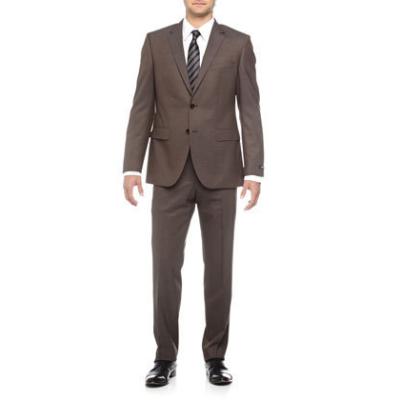 hugo boss brown suit