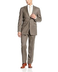 Jones New York Mercer 2 Button Side Vent Suit With Flat Front Pant Peak