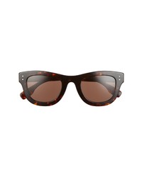 Burberry 49mm Square Sunglasses In Dark Havanadark Brown At Nordstrom