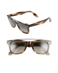 Ray-Ban 50mm Gradient Square Sunglasses