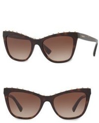 Valentino Garavani 54mm Rockstud Cat Eye Sunglasses