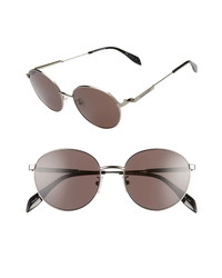 Alexander McQueen 54mm Round Sunglasses