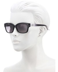 Gucci 54mm Two Tone Wayfarer Sunglasses