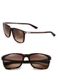 Gucci 55mm Rectangle Sunglasses