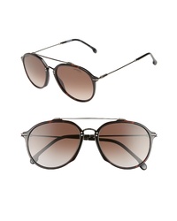 Carrera Eyewear 55mm Round Sunglasses