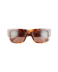Versace 56mm Rectangle Sunglasses