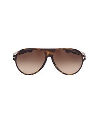 Tom Ford 60mm Aviator Sunglasses In Dhavbrng At Nordstrom