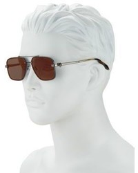 Alexander McQueen 60mm Modified Rectangle Sunglasses