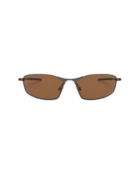 Oakley 60mm Polarized Rectangle Sunglasses