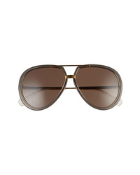 Gucci 61mm Aviator Sunglasses