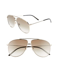 Gucci 63mm Oversize Gradient Aviator Sunglasses